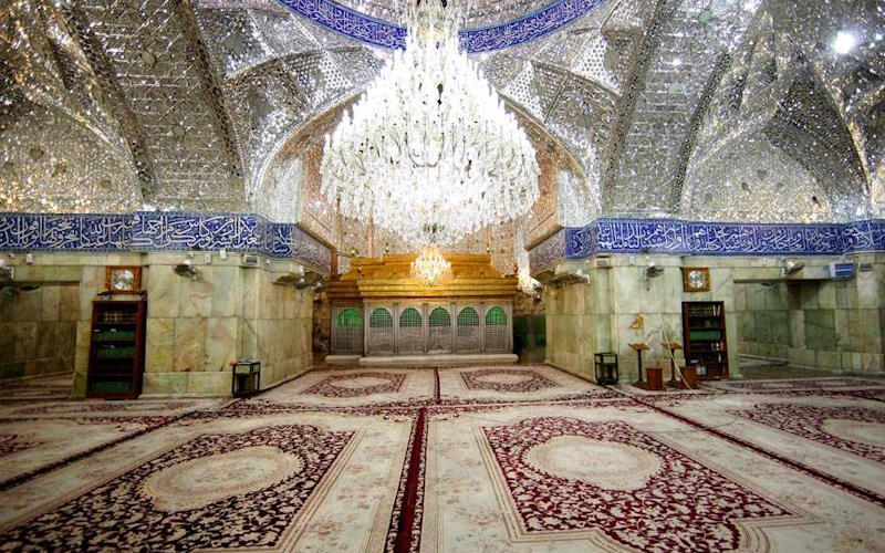 ضریح امام حسین از دور