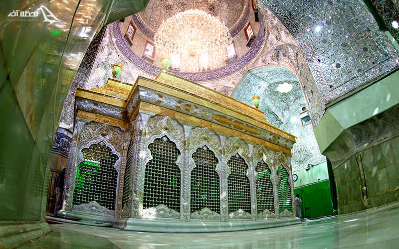 ضریح امام حسین از نزدیک
