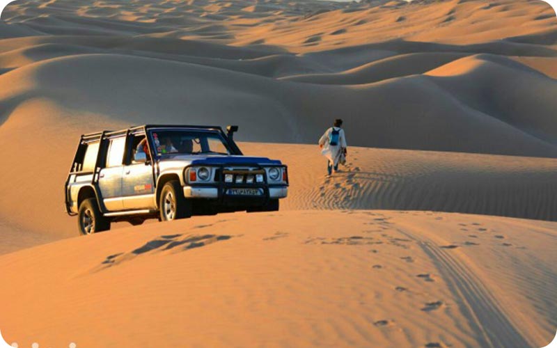 طبیعت بکر و رویایی کویر یزد