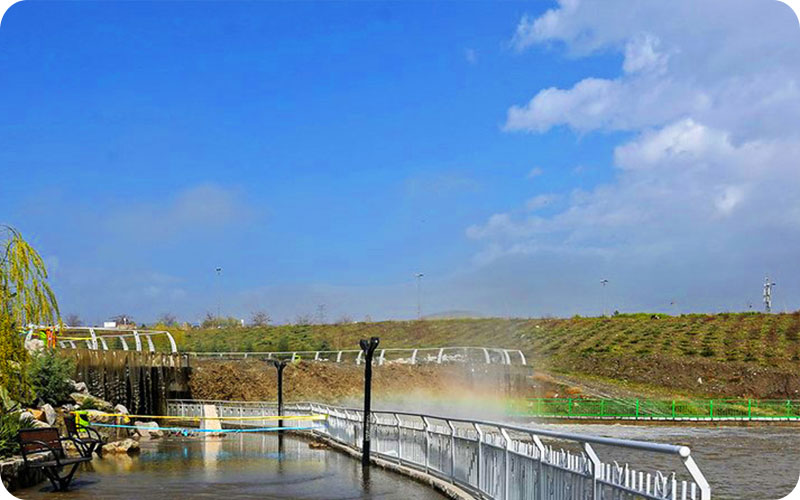 فضای سبز پارک چهل بازه مشهد