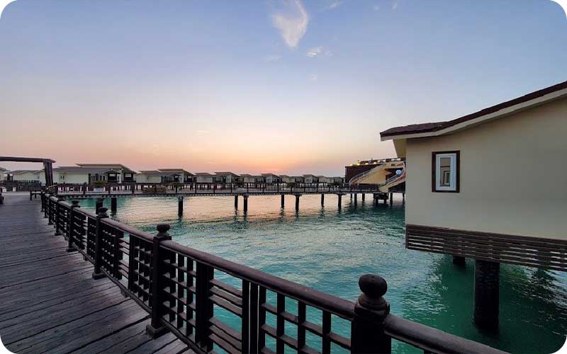 لحظات رویایی در هتل ترنج کیش