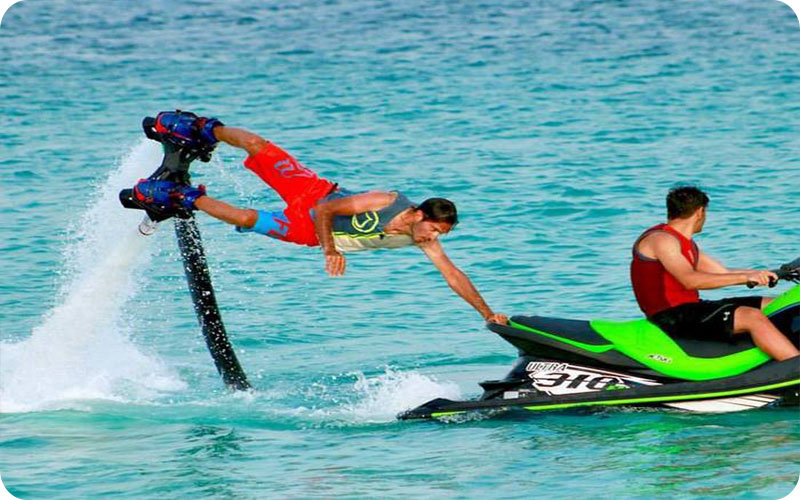 گالری عکس‌های خاص از فلای بورد در سواحل نیلگون کیش