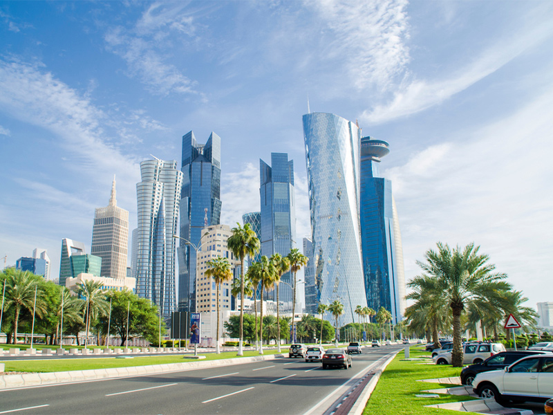 خیابان های شهر دوحه