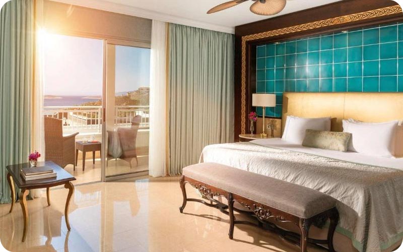 اتاق خواب لوکس هتل ریکسوس بدروم