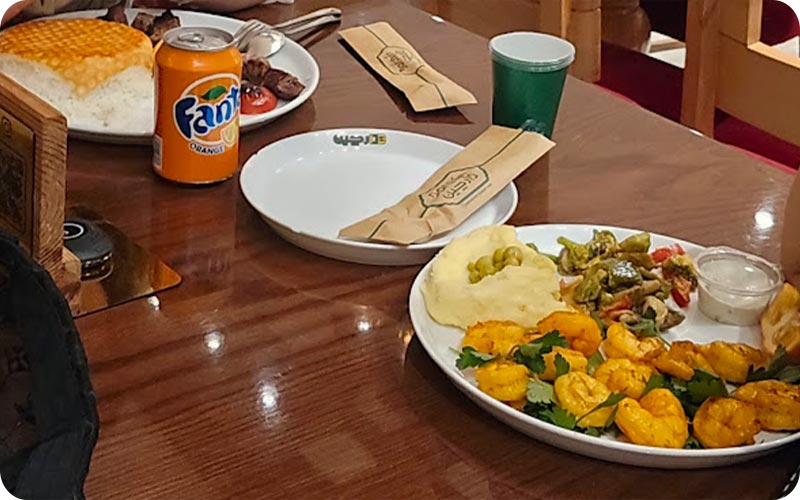 تصاویر غذاهای لذیذ رستوران دارچین کیش