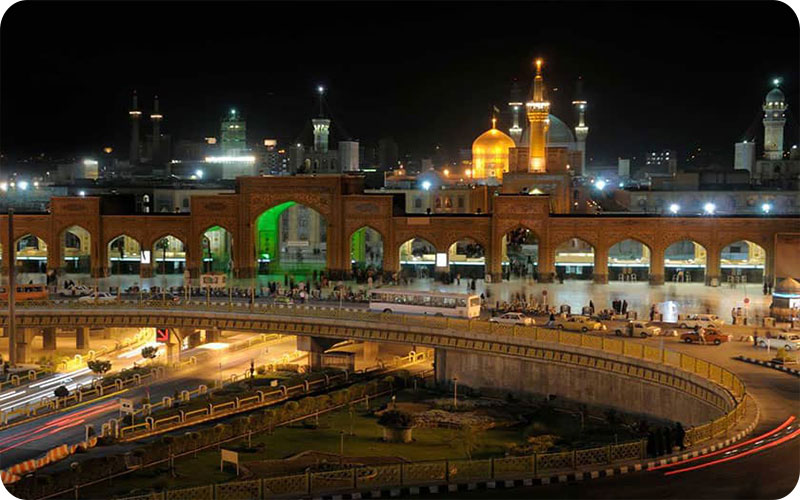 تماشای مشهد در شب؛ عکس‌هایی که شما را وسوسه می‌کنند سفر کنید!